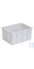 Stapelbare Lagerbehälter 100 Liter, HDPE, B x T = 600 x 500 x H 445 mm Stapelbare Lagerbehälter...